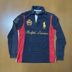 Ralph Lauren ポロシャツ M ネイビー/レッド
