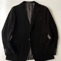 Z ZEGNA ベロア テーラードジャケット ブラウン XXL 52大きいサイズ
