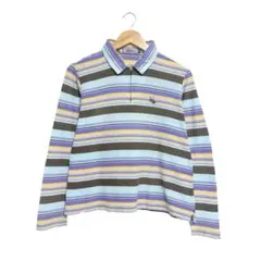 KENZO GOLF ケンゾー ゴルフウェア 長袖 トップス ボーダー 襟付きのサムネイル