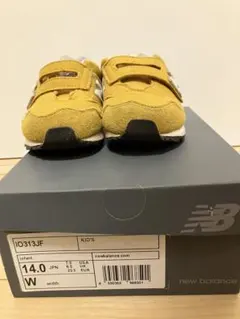 New Balance 313 ベビーシューズ 14.0 イエロー