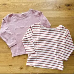 バースデイ フタフタ 長袖カットソー 2枚セット110