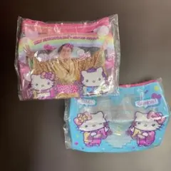 ハローキティ×マツケンサンバ クリアラメポーチ 2個セット