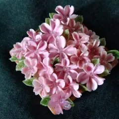 春　桜の花モチーフ　ブローチ