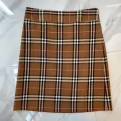 BURBERRY BLUE LABEL ノバチェック ベルト付 スカート 36 - メルカリ