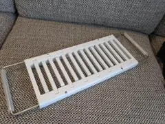 水切り食器ラック　ホワイト 伸縮式