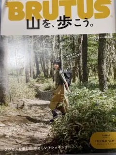 BRUTUS 2023年 7/1 山を、歩こう。