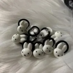 ウサギデザイン ヘアゴム 10個セッ