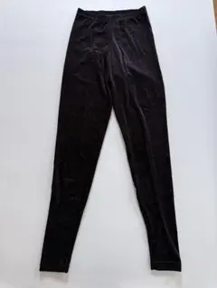 American Apparel ブラックラメ入りレギンス