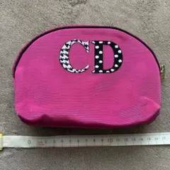 ChristianDior 【CD】ピンク ポーチ