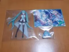 プロジェクトセカイ　プロセカ　初音ミク アクスタ　缶バッジ　特典ポストカード