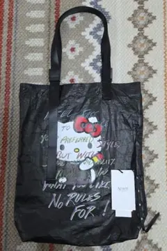 ハローキティ × アメリ　ナイロントートバッグ　ブラック