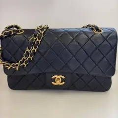 CHANEL シャネル　ブラック ショルダーバッグ　マトラッセ　ヴィンテージ