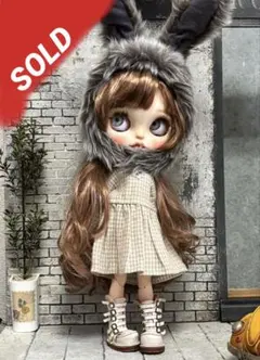 カスタムアイシードール　ネオサイズ　ワンピース付き　白肌　そばかすありのサムネイル
