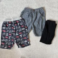 カーズ ハーフパンツ 3点セット 110cm