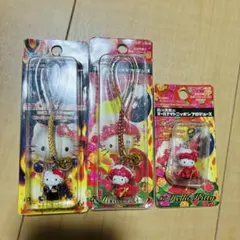 西川貴教のオールナイトニッポン×キティ　3点セット　根付　ファスナーマスコット