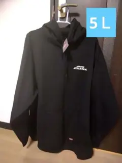 Dickies ブラック フードパーカー裏起毛5Ｌ