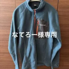 モンベル　フリース　ブルー　オレンジ
