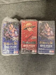 ワンピースカードゲーム 3BOX 蒼海の七傑　受け継がれる意志