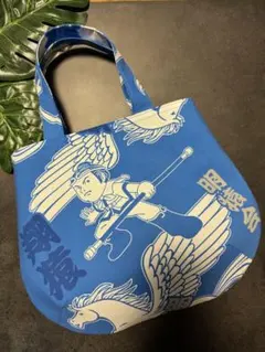 翔猿　追手風部屋　相撲　浴衣　反物　和柄　粗布　まあるいトートバッグ2024