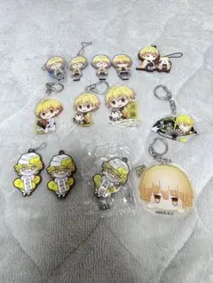 鬼滅の刃 我妻善逸 キーホルダー セット