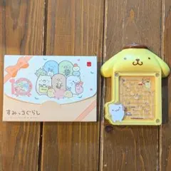 マクドナルド　ハッピーセット　すみっコぐらし　ポムポムプリン　パズル　迷路