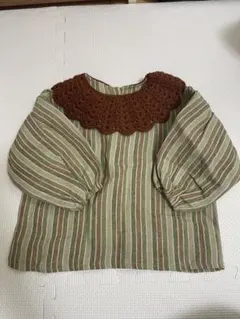 新品未使用　kalinka ブラウス　2-4y