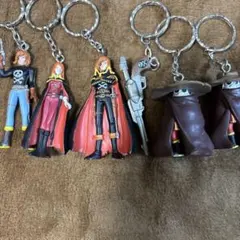 松本零士　キャプテンハーロック　フィギュアキーホルダー　6点セットのサムネイル