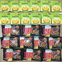 アミューズメント 菓子 まとめ売り じゃがビー cratz 2種類58個 アミューズメント 菓子 まとめ売り じゃがビー cratz 2種類46個 - メルカリ