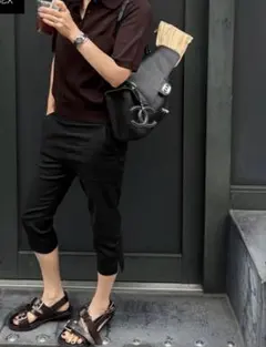 ok.soonオクスンnew capri pants 完売品 - メルカリ