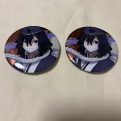 鬼滅の刃 宅麺 コラボ 缶バッジ 伊黒小芭内