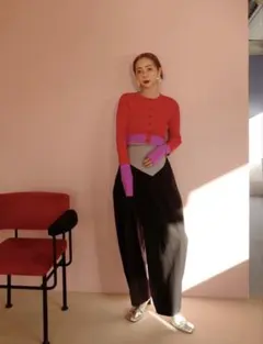 OMMO ASYMME TUCK SHORT KT TOP 2026SS - メルカリ