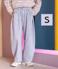 【NKJ2025SS】BELT BARREL DENIM(ピンクオーバーダイS)