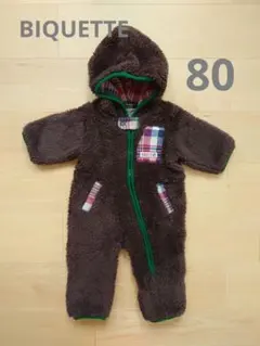 BIQUETTE ベビー ジャンプスーツ カバーオール 80