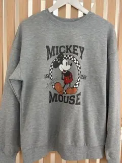 ミッキーマウス プリント スウェット S