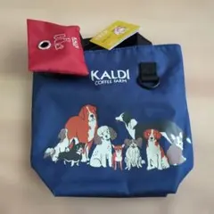 KALDI犬イラストトートバッグ