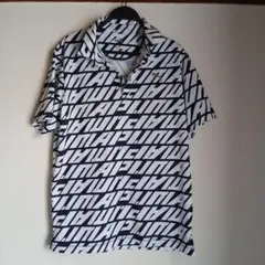 PUMA ストライプポロシャツ XL