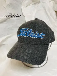 タイトリスト キャップ メンズ ゴルフキャップ 毛混★新品 春秋冬季用