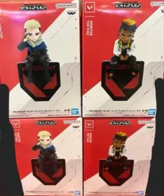 ★VALORANT モニタートップフィギュア ソーヴァ−フェニックス 4体セット VALORANT』フェニックスとソーヴァがデフォルメデザインでバンプレスト