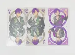 あんスタ　中国　綻放クリアカード　トランプカード　乙狩アドニス