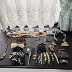 ヘアクリップ・バレッタ・ヘアバンドセット