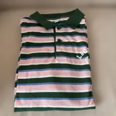 【US Mサイズ】LACOSTE ラコステ ボーダー ポロシャツ