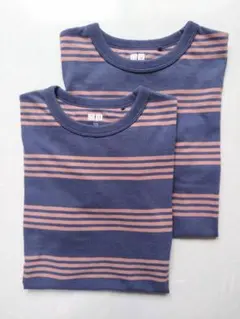 ユニクロ Tシャツ 120cm 2枚セット 双子