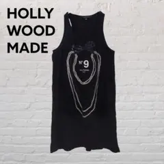 HOLLYWOOD MADE ロングタンク 黒 Sのサムネイル