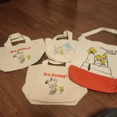 スヌーピー トートバッグセット