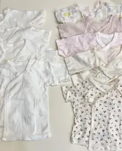 ベビー 新生児 短肌着 コンビ肌着 12点セット