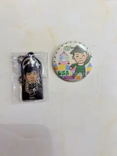 EXILE USA クリーナー＆缶バッジ