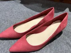 RANDAピンク・スエードパンプス 24cmサイズ 新品未使用