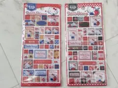 新品未使用 ハローキティ ストロベリータイルシール 2パック