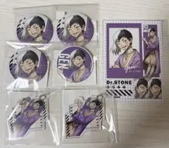 Dr.STONE まるくじ 缶バッジアクリルキーホルダー特典 ゲン