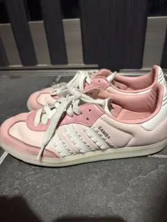 adidas samba スニーカー ピンク サンバ 22センチ 23センチ - メルカリ